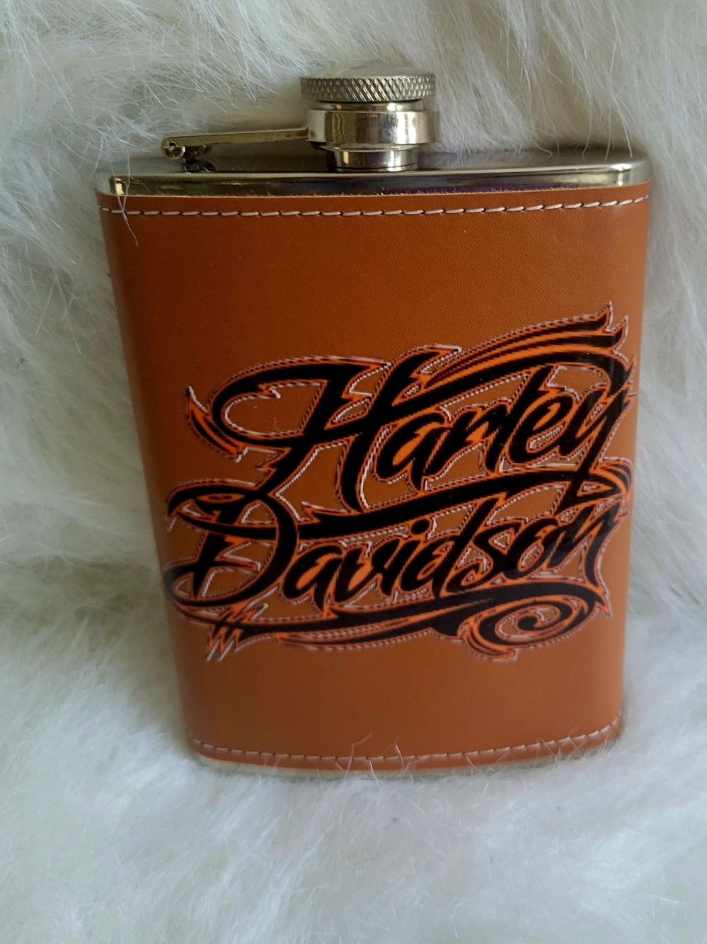 HD Leather Flask